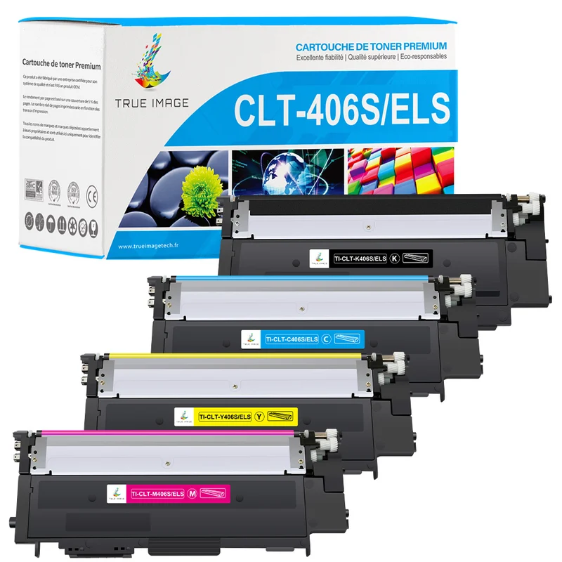 Compatibles Samsung CLX 3305/ 3305w/ 3305fw Toners - CLT-406