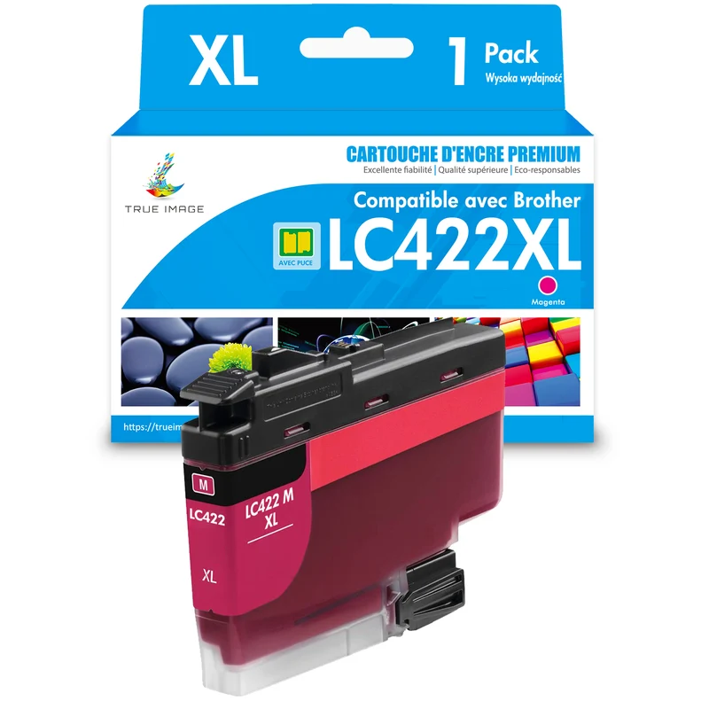 Brother LC422XL Magenta Cartouche d'encre compatible