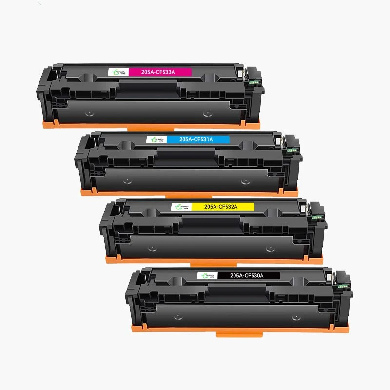 HP 205A (CF530A / CF531A / CF532A / CF533A) Compatible Toner - 4 Couleurs - Format XL | Cartouche verte