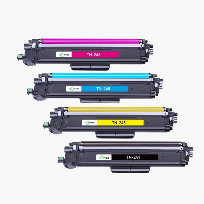 BROTHER TN-241/TN-245 | TN241/TN245 Compatible Toner - 4 Couleurs - Format Standard | Cartouche verte