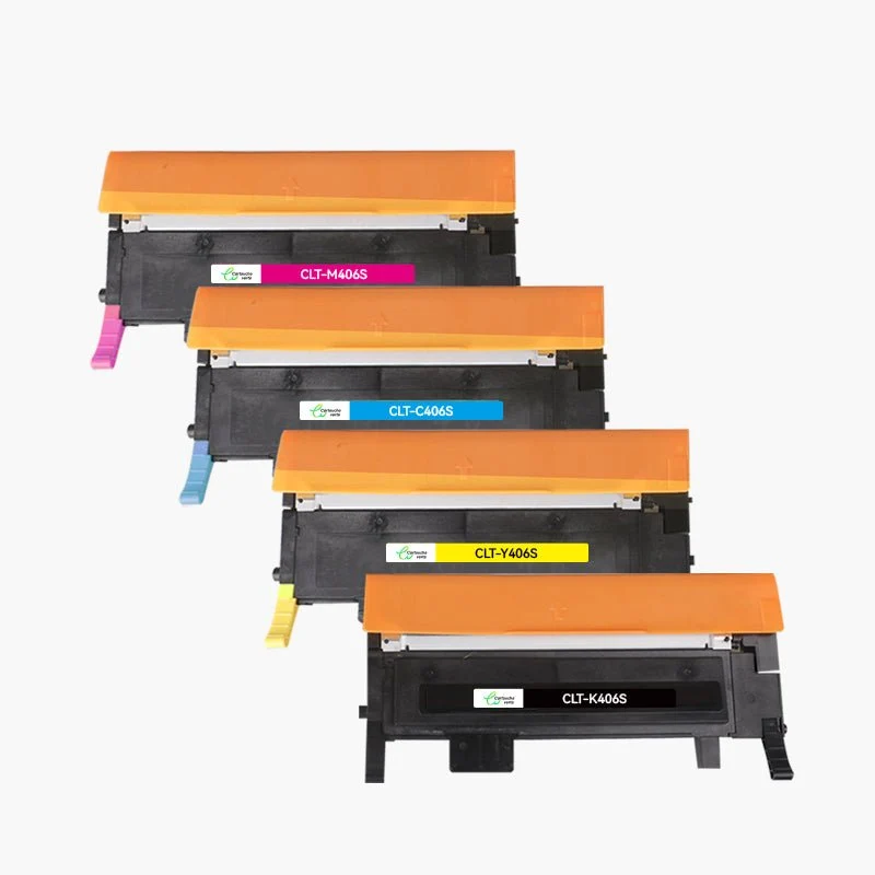 SAMSUNG CLT-406S Compatible Toner - 4 COULEURS (Format Standard) | Cartouche verte
