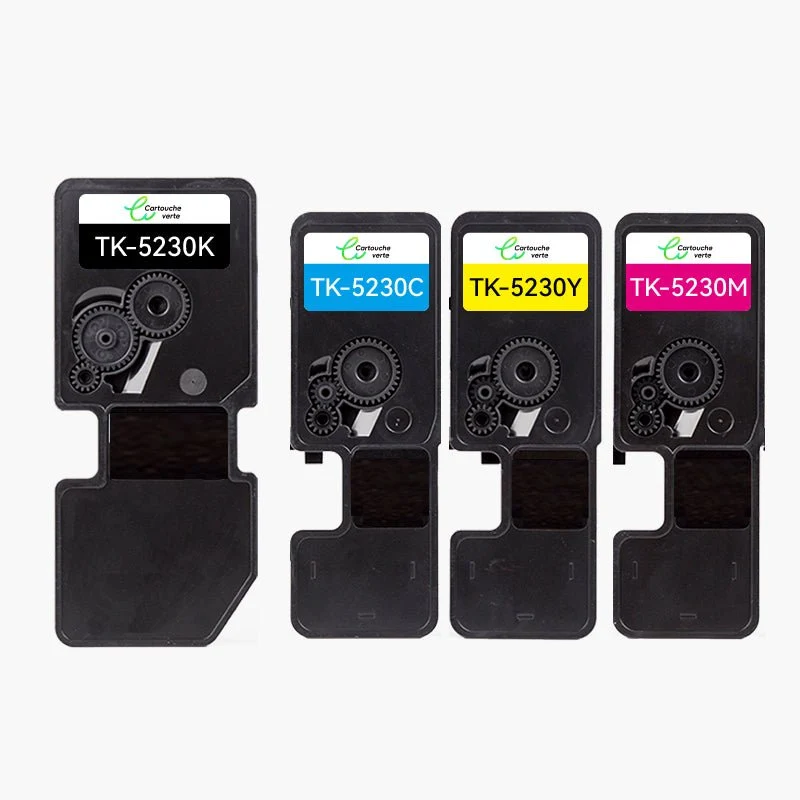 KYOCERA TK-5230 Compatible Toner - 4 Couleurs - Format XL | Cartouche verte