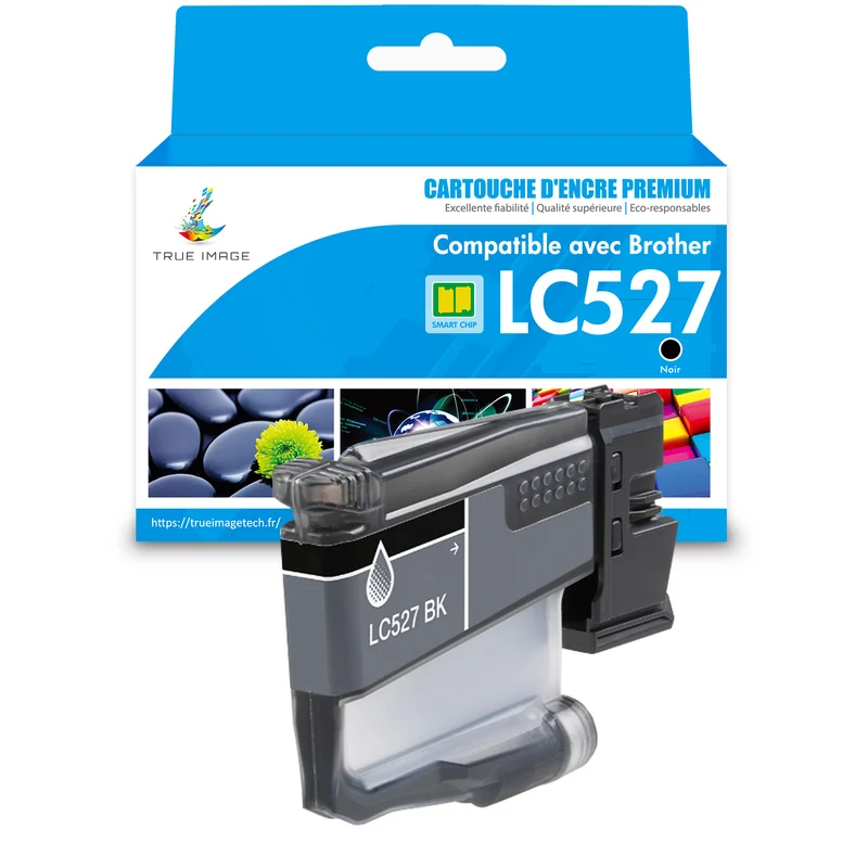 Brother LC527BK LC527XLBK Cartouche d'encre Noir Compatible