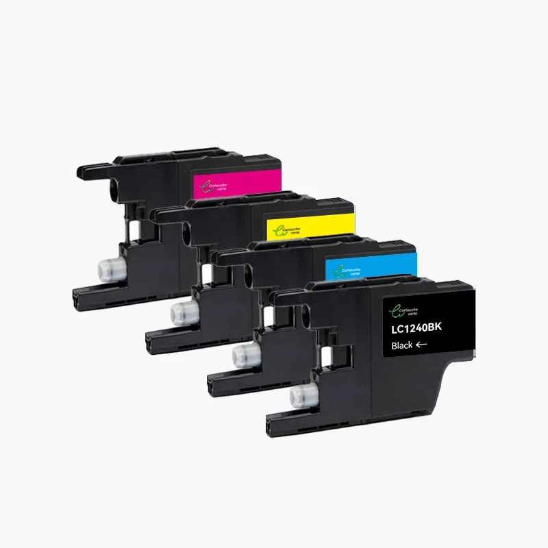 BROTHER LC-1240 Cartouche d'encre compatible - 4 Couleurs | Recyclée et écologique