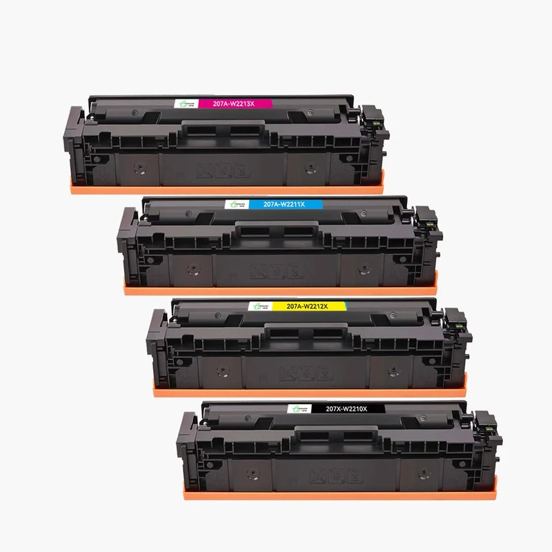HP 207X (W2210X / W2211X / W2212X / W2213X) Compatible Toner - 4 Couleurs - Format XL | Cartouche verte