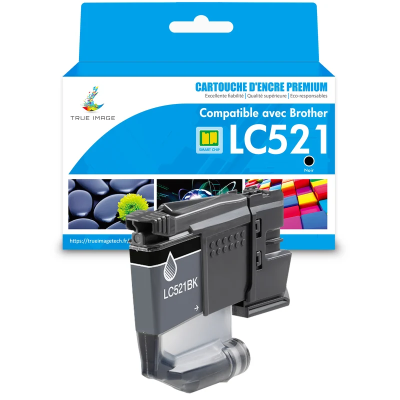 Brother LC521 Noir Cartouche d'encre compatible