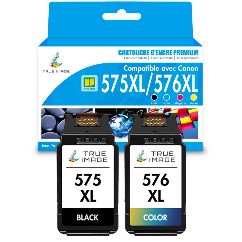 Canon PIXMA TR4756i Cartouches d’encre - Compatible PG-575 CL-576 XL Multipack