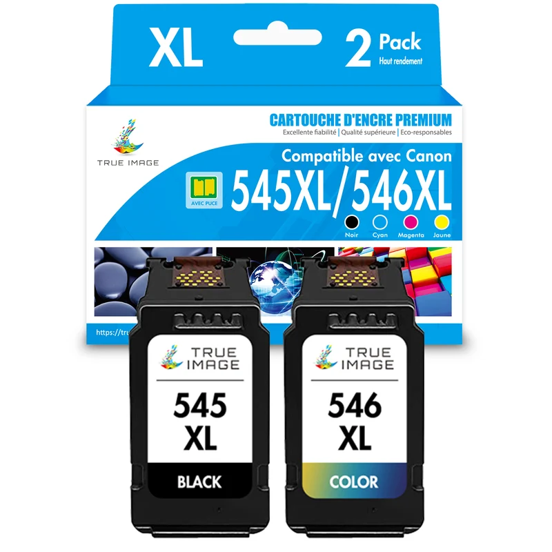 Canon PIXMA TS3350 Cartouches d’encre - Compatible PG-545 CL-546 XL Multipack