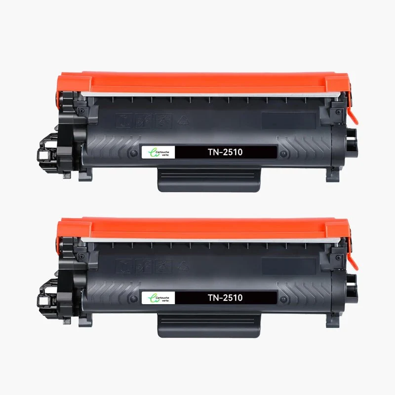 BROTHER TN-2510 Compatible Toner-Noir (Format Standard) | Cartouche verte