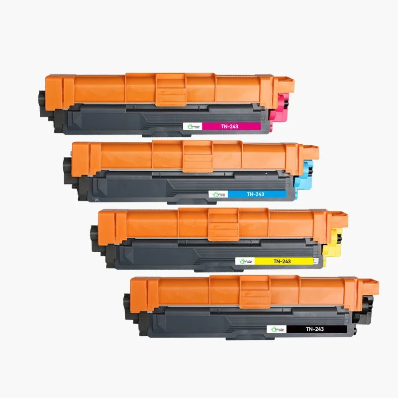 Toner Compatible Brother TN243/TN-243– Pack 4 Couleurs – Capacité Standard – Pour DCP-L3550CDW / MFC-L3750CDW – Économique & Fiable | Cartouche Verte