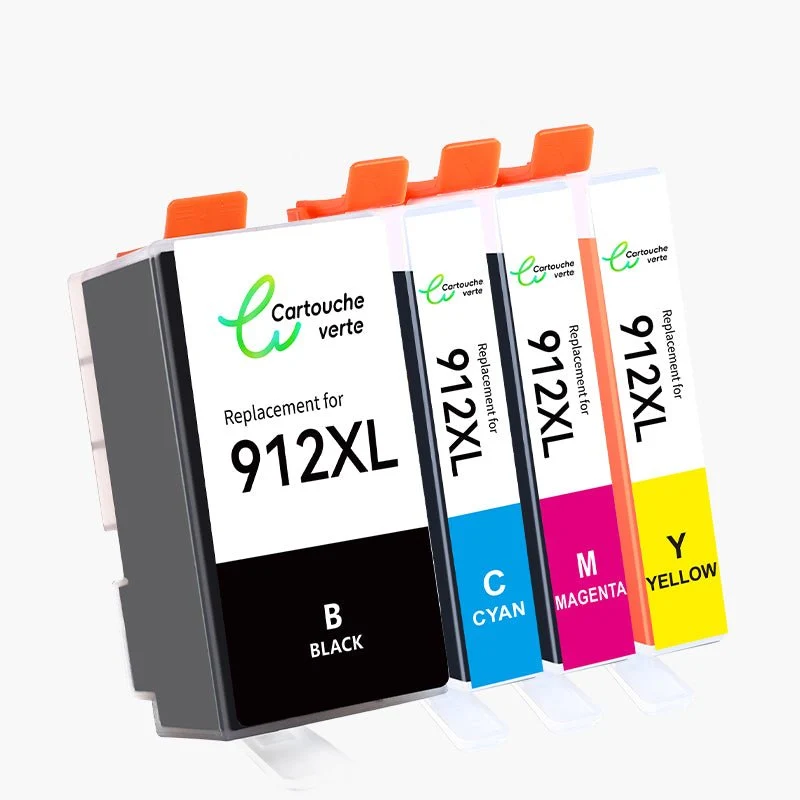 HP 912XL Cartouche d'encre Compatible - 4 Couleurs | Grande Capacité | Haute performance