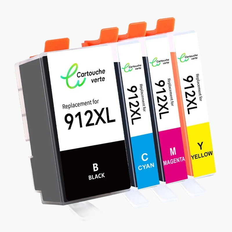 HP 912XL Cartouche d'encre Compatible - 4 Couleurs | Grande Capacité | Haute performance
