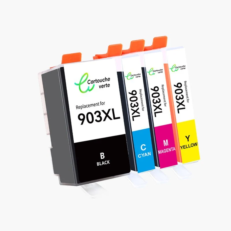 HP 903XL Cartouche d'encre compatible - 4 Couleurs | Recyclée et écologique - Format XL