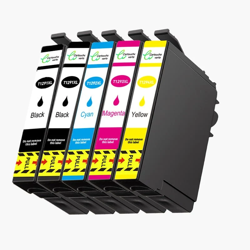 EPSON T1295XL Cartouche d'encre Compatible - 4 Couleurs | Recyclée et écologique - Format XL