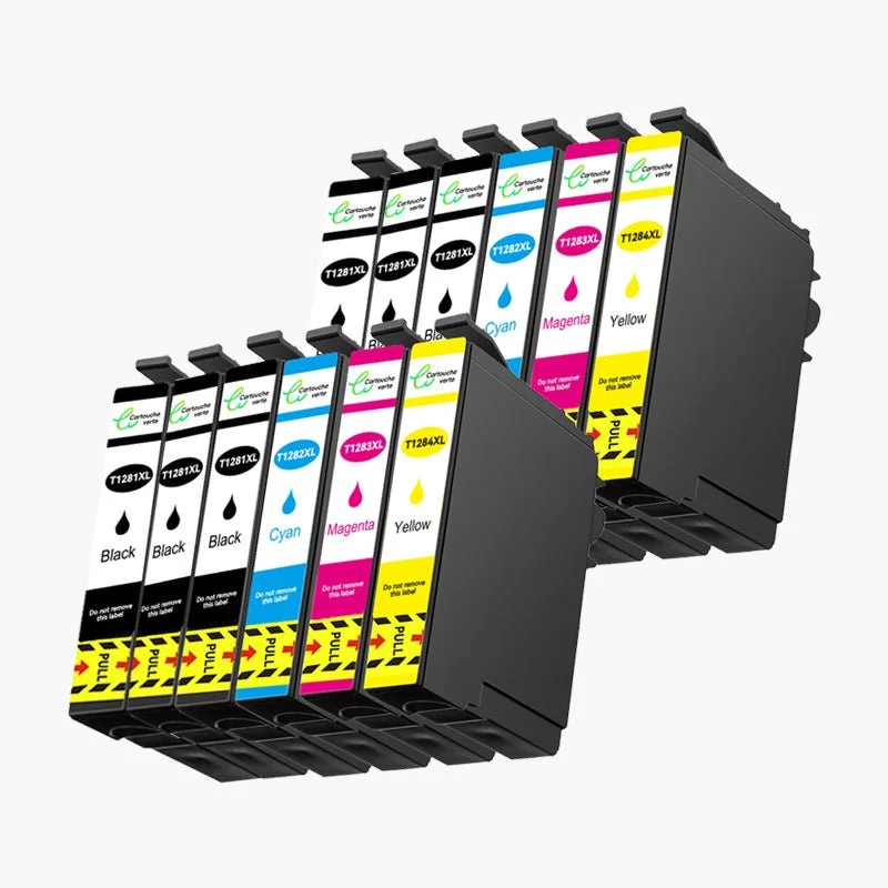 EPSON T1285XL Cartouche d'encre Compatible - 4 Couleurs | Recyclée et écologique - Format XL