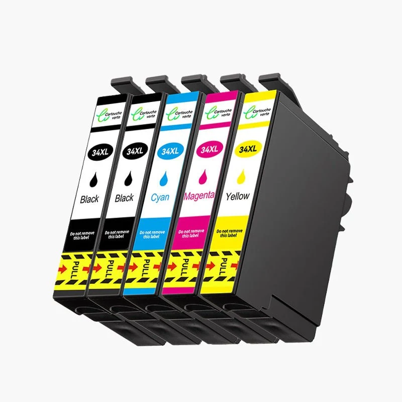 EPSON 34XL Cartouche d'encre compatible - 4 Couleurs | Recyclée et écologique - Format XL