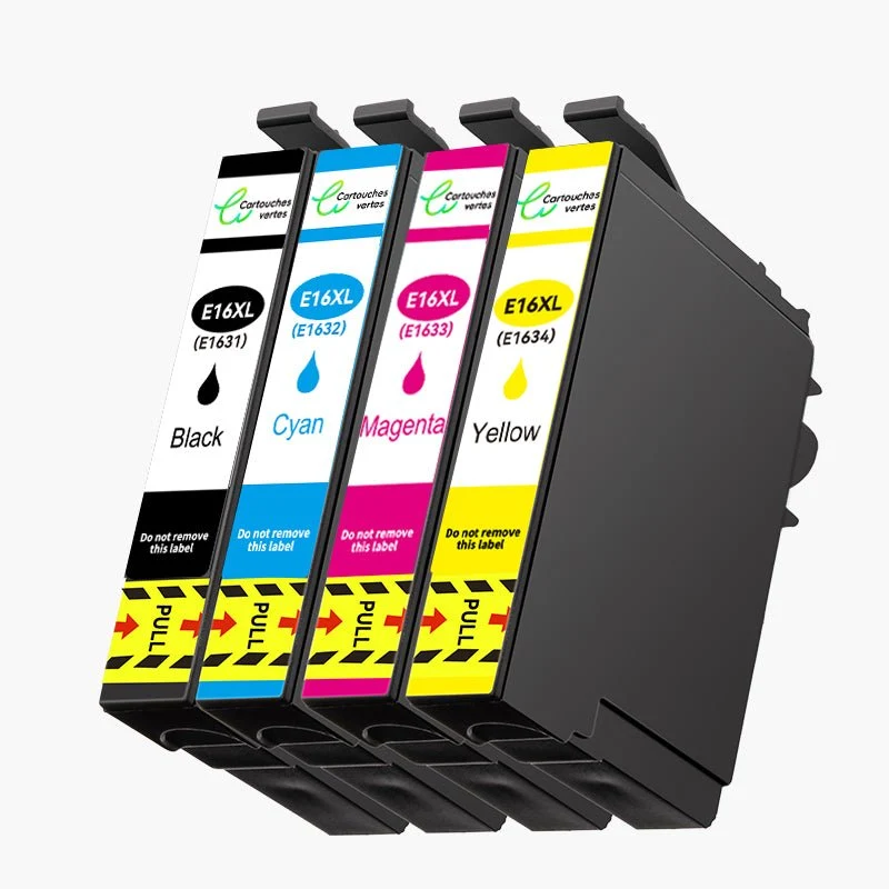 EPSON 16XL Cartouche d'encre Compatible - 4 Couleurs | Recyclée et écologique - Format XL