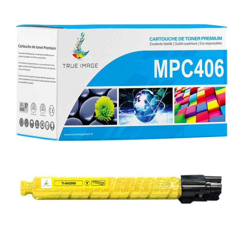 Compatible Ricoh 842098 Toner Jaune 6000 pages