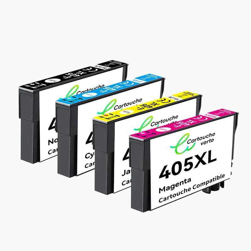 EPSON 405XL Cartouche d'encre Compatible - 4 Couleurs | Recyclée et écologique - Format XL