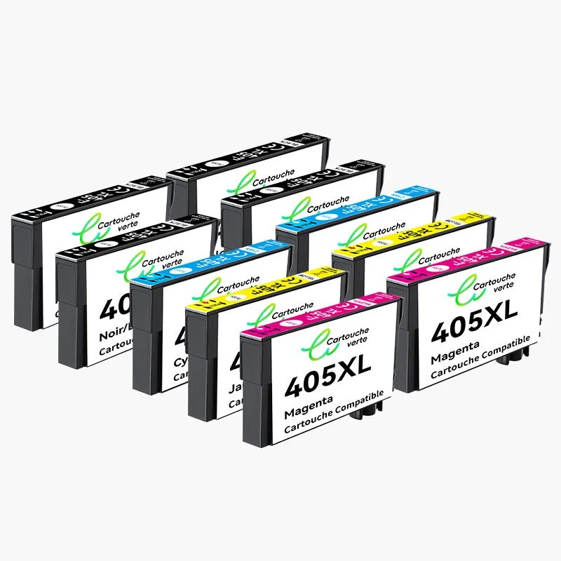 EPSON 405XL Cartouche d'encre Compatible - 4 Couleurs | Recyclée et écologique - Format XL