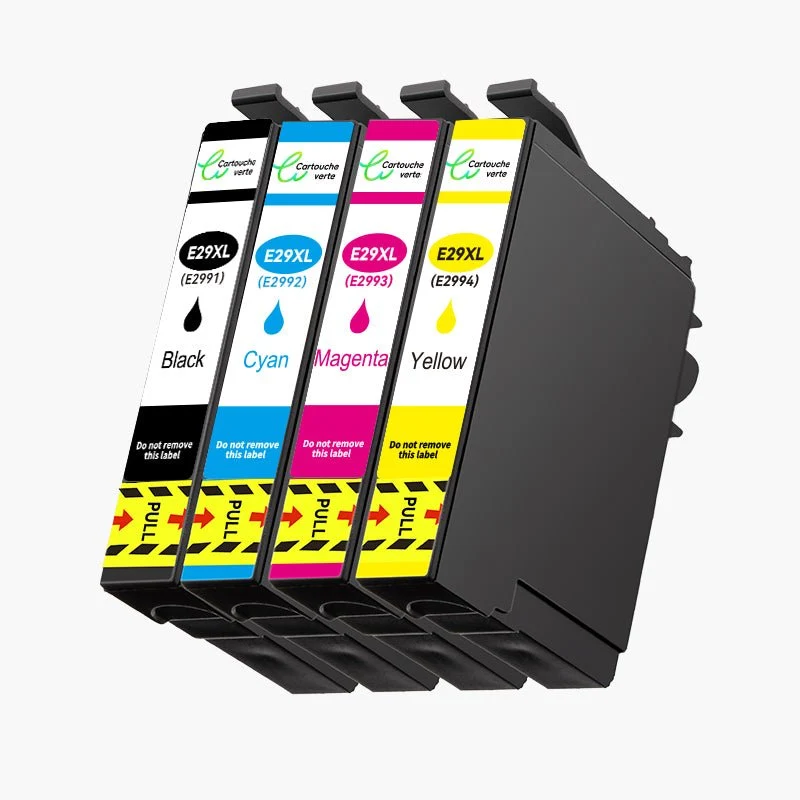 EPSON 29XL Cartouche d'encre Compatible - 4 Couleurs | Recyclée et écologique - Format XL