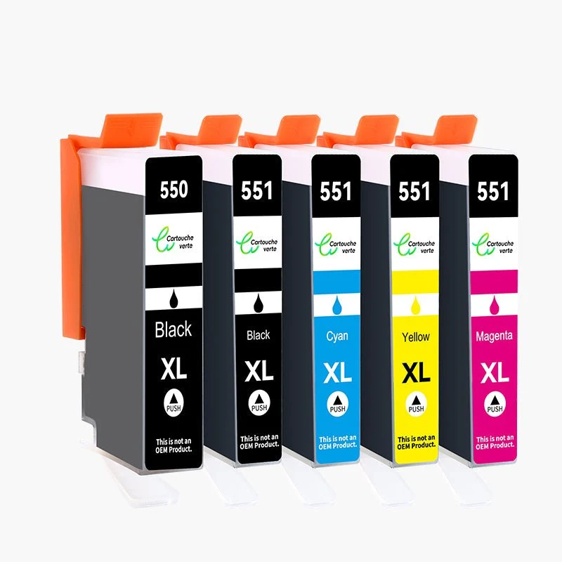 CANON PGI-550/CLI-551 XL Cartouche d'encre Compatible - 4 Couleurs | Recyclée et écologique - Format XL