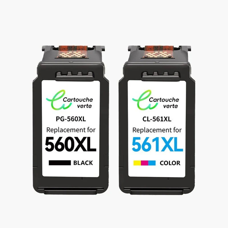 Cartouche Compatible avec Canon 560XL / 561XL – Noire, Couleur ou Pack Duo