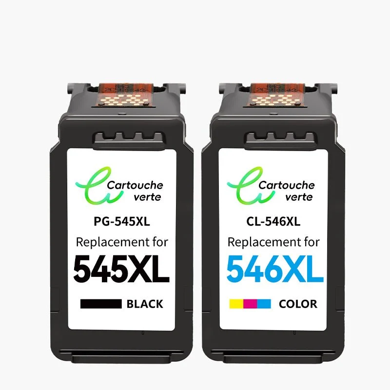 545-546XL – Cartouches d'encre compatibles pour Canon 545 XL 546 XL | Grande Capacité | Haute performance