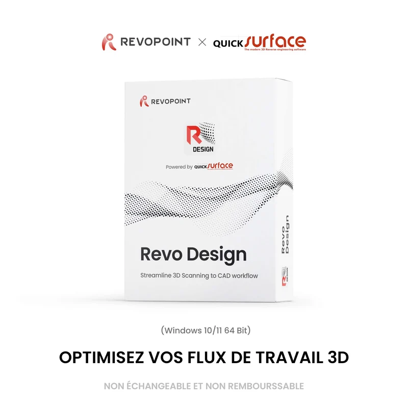 Revopoint - Revo Design - Logiciel CAO avancé pour la rétro-ingénierie - abonnement annuel