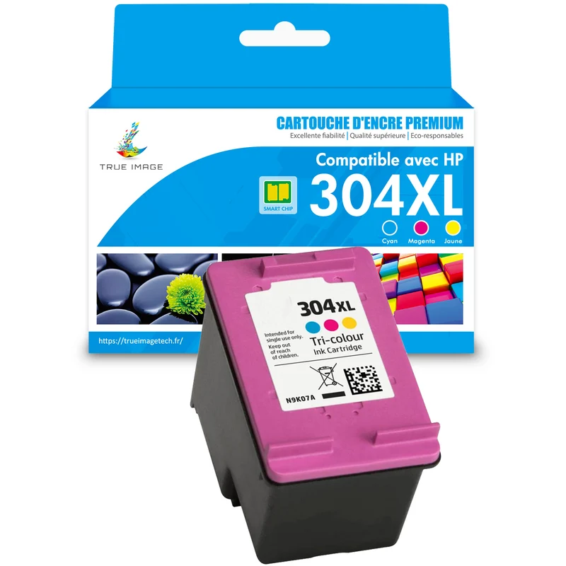 Compatible HP 304 304XL (N9K07AE) Couleur CMY Cartouche d'encre