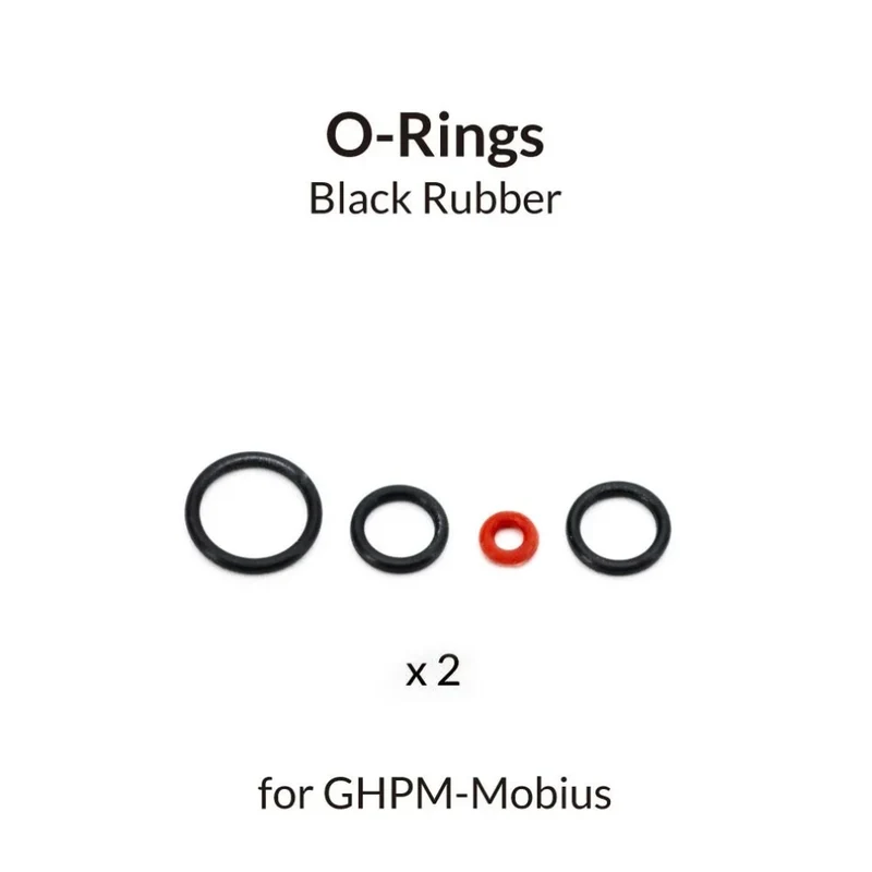 Gaahleri - GHPM-Mobius - Joints Toriques Noirs (Black O-Rings) - 2 pcs