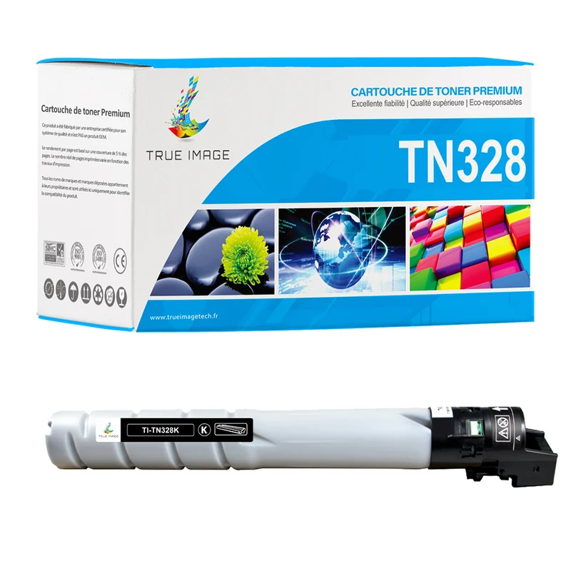 Compatible Konica Minolta TN328K Toner Noir 28000 pages