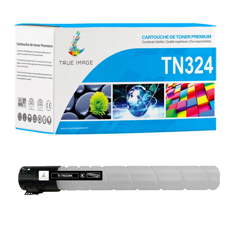 Compatible Konica Minolta TN324K Toner Noir 27000 pages