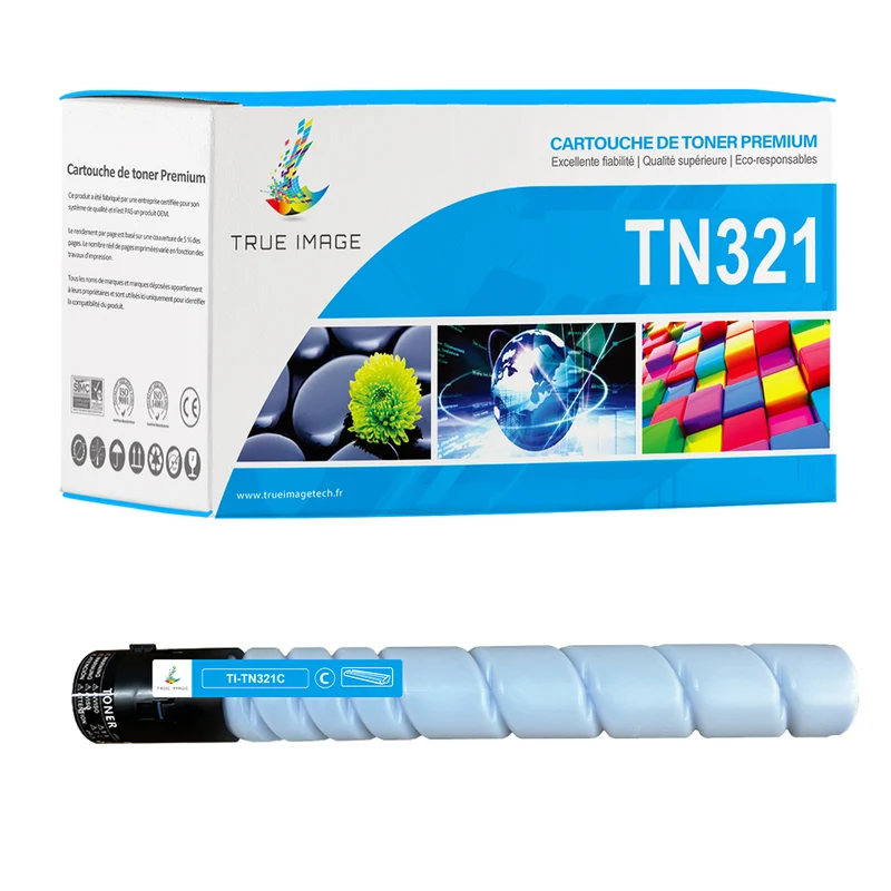 Compatible Konica Minolta TN321C Toner Cyan 25000 pages