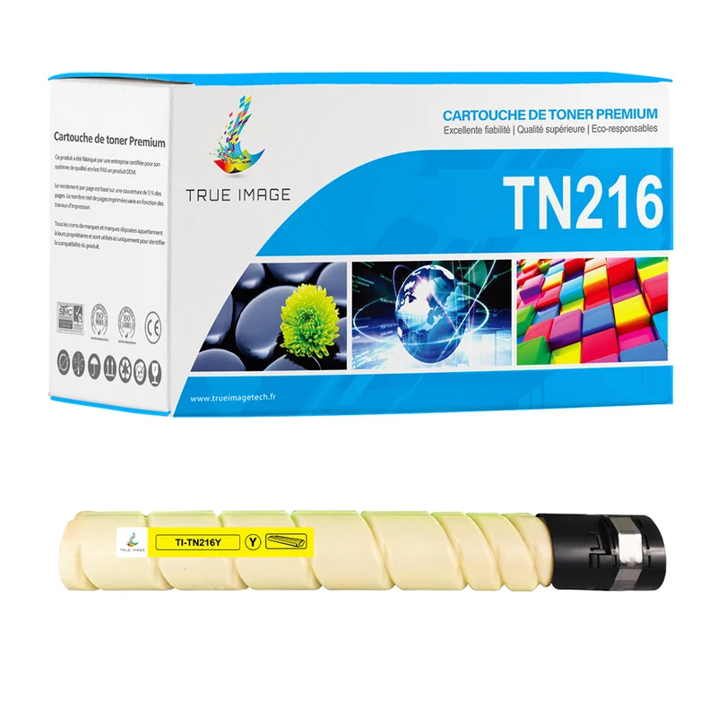 Compatible Konica Minolta TN216Y Toner Jaune 26000 pages
