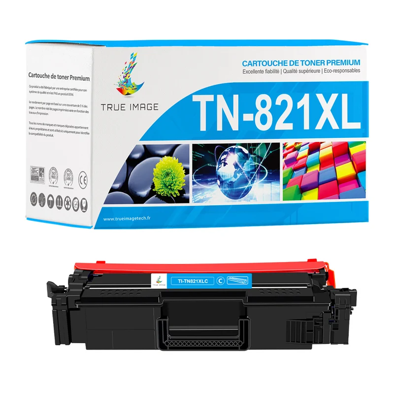 Brother TN821XLC Toner Laser Cyan Compatible