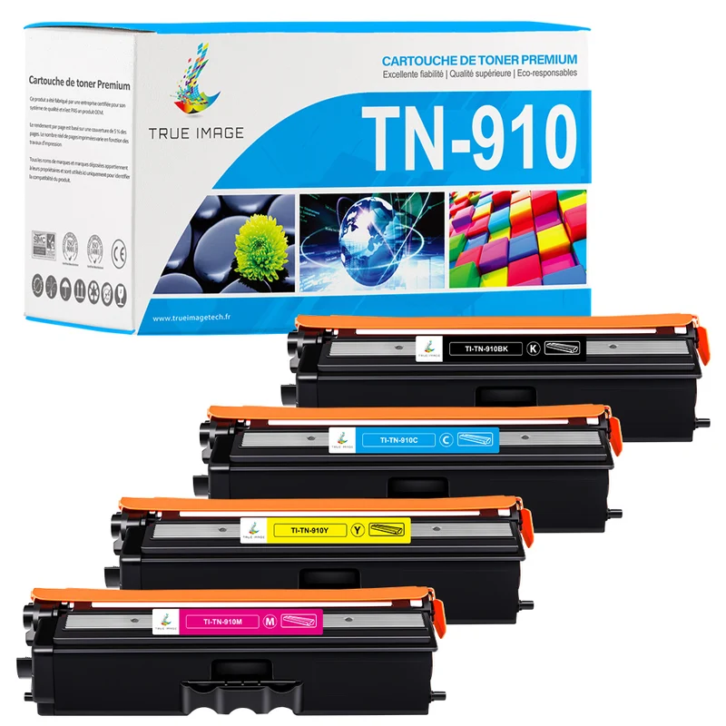 Brother MFC-L9570CDW / L9570CDWT Toners Compatibles - TN910 Pack 4 couleurs