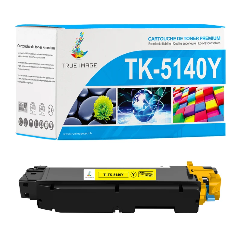 Toner Jaune Kyocera TK-5140Y Compatible.