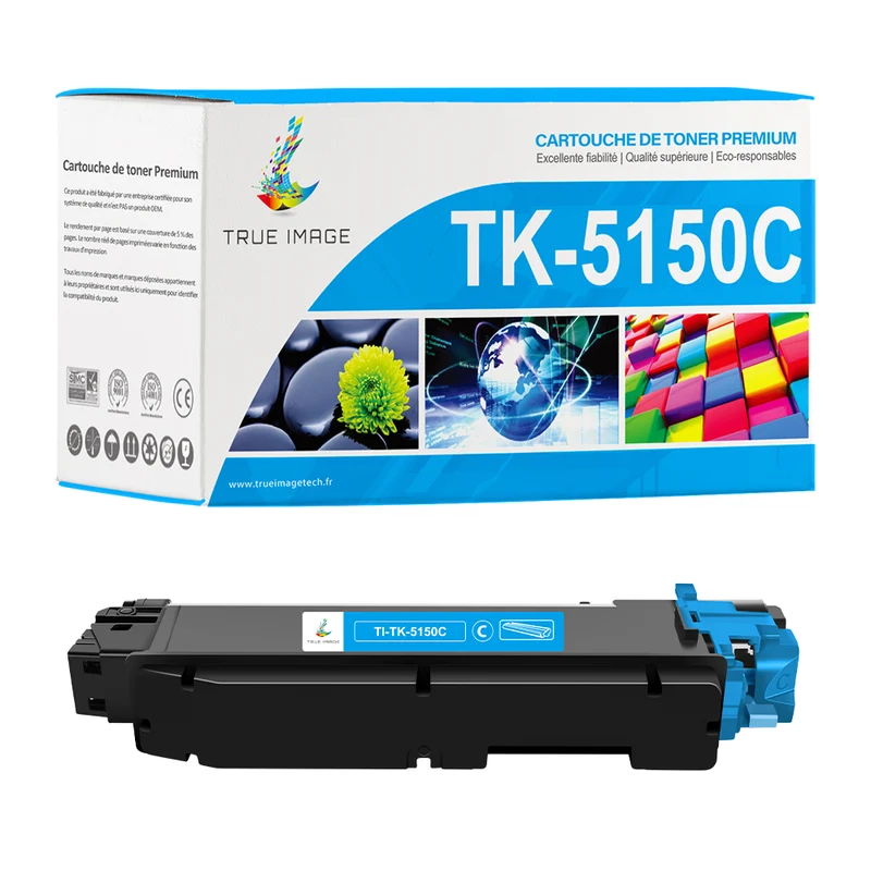 Toner Cyan Kyocera TK-5150C Compatible.