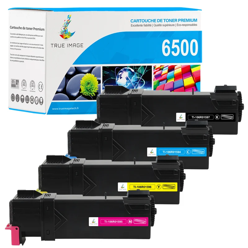 Xerox Phaser 6500 / WorkCentre 6505 Pack 4 couleurs Toners Compatibles