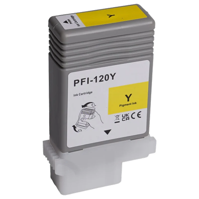 Compatible Canon PFI-120Y Yellow Ink Cartridge