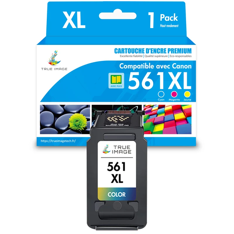 Compatible Canon CL-561XL Couleur (cyan, jaune, magenta) Cartouche d'encre