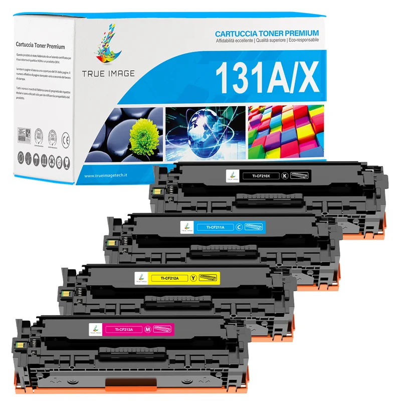 HP LaserJet Pro 200 Color M251 M276 Toners Compatibles | Pack HP 131A 131X CMYK