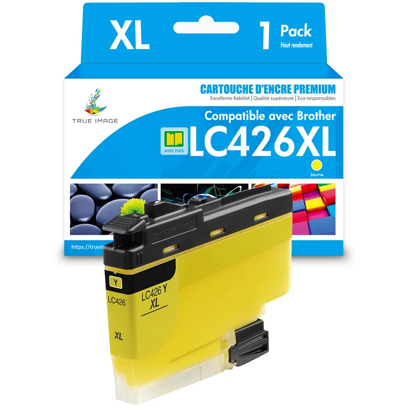 Brother LC426XLY Cartouche d'encre Jaune Compatible