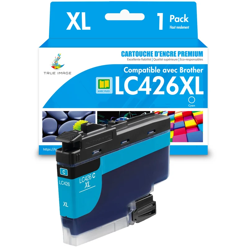 Brother LC426XLC Cartouche d'encre Cyan Compatible
