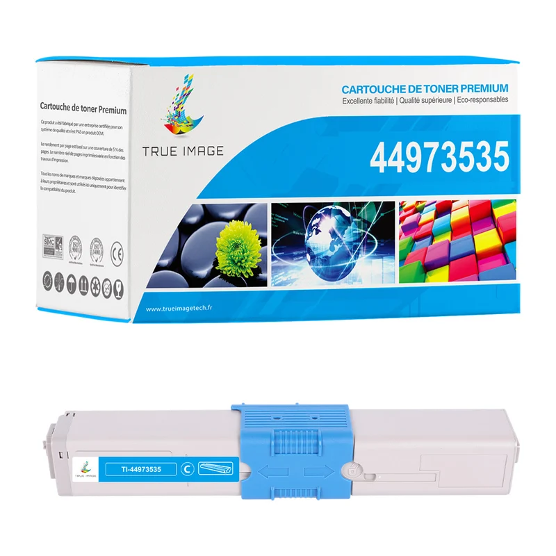 OKI 44973535 Toner Cyan Compatible | OKI C301DN C321DN MC332DN MC342