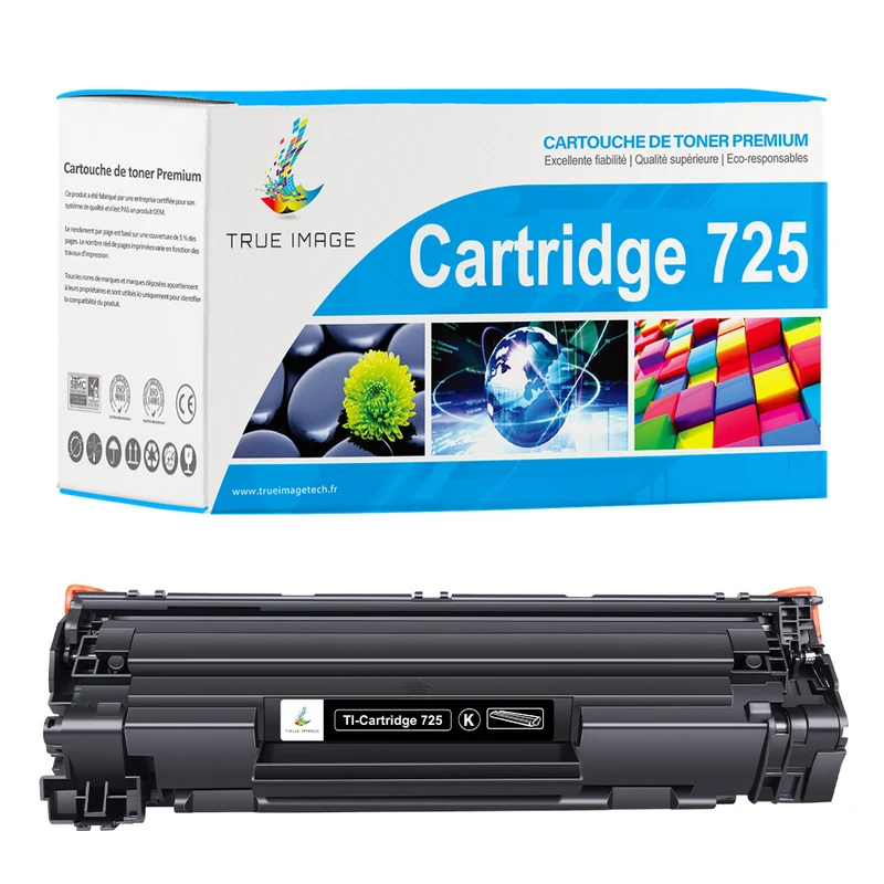 Canon 725 (3484B002) Toner Noir Compatible pour i-sensys mf3010