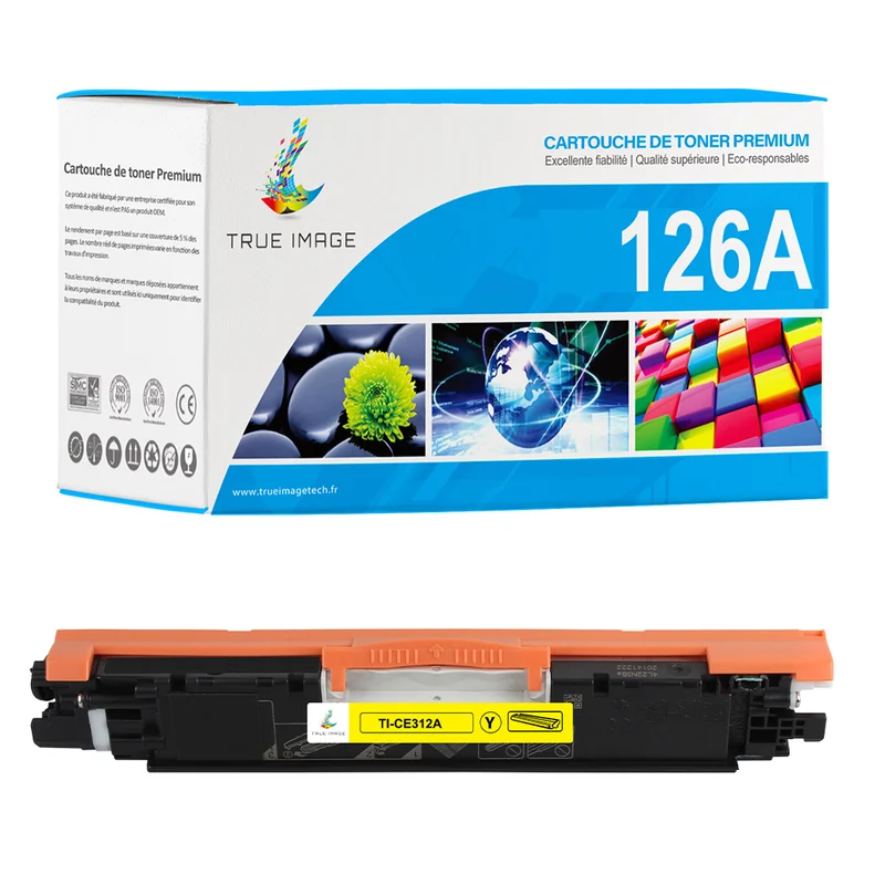 HP 126A CE312A Toner Jaune Compatible