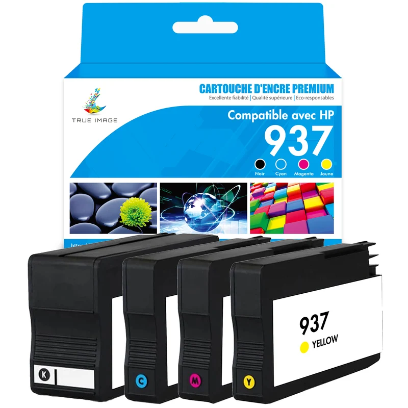 HP OfficeJet pro 9125e cartouches d'encre compatibles | Pack HP 937 937e pas cher