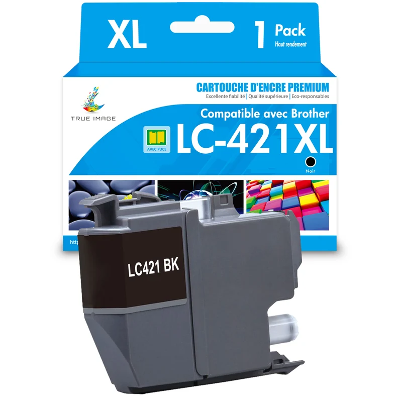Brother LC421XL Noir Cartouche d'encre compatible